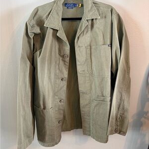 Ralph Lauren Men's Green Military Jacket